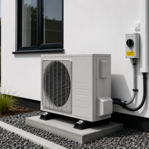 Heat pump electrical connections