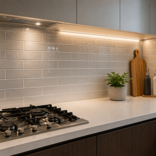 Splashback installation